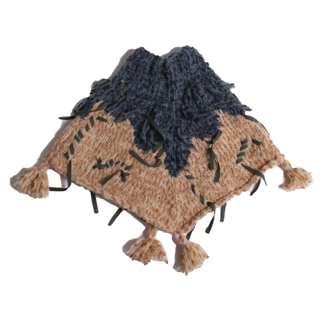 Tia Cibani Levi Mix Ellsworth Abstract Poncho