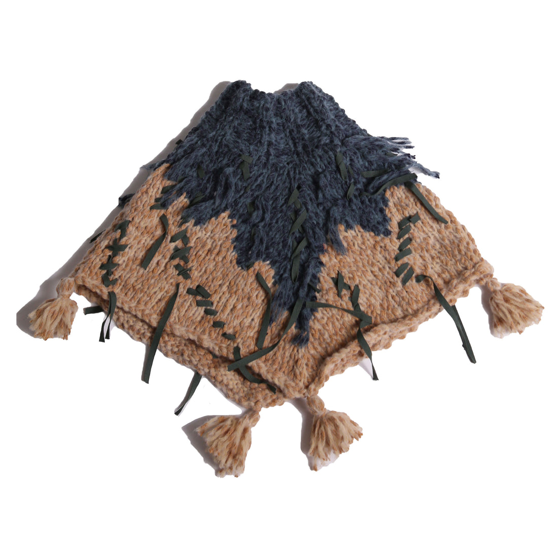 Tia Cibani Levi Mix Ellsworth Abstract Poncho