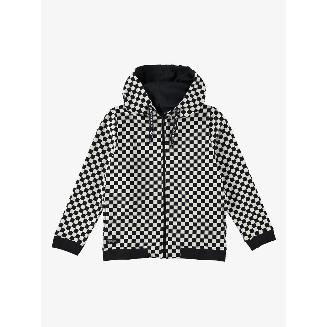 Yporque Pixel All Over Pixel Zipper Hoodie