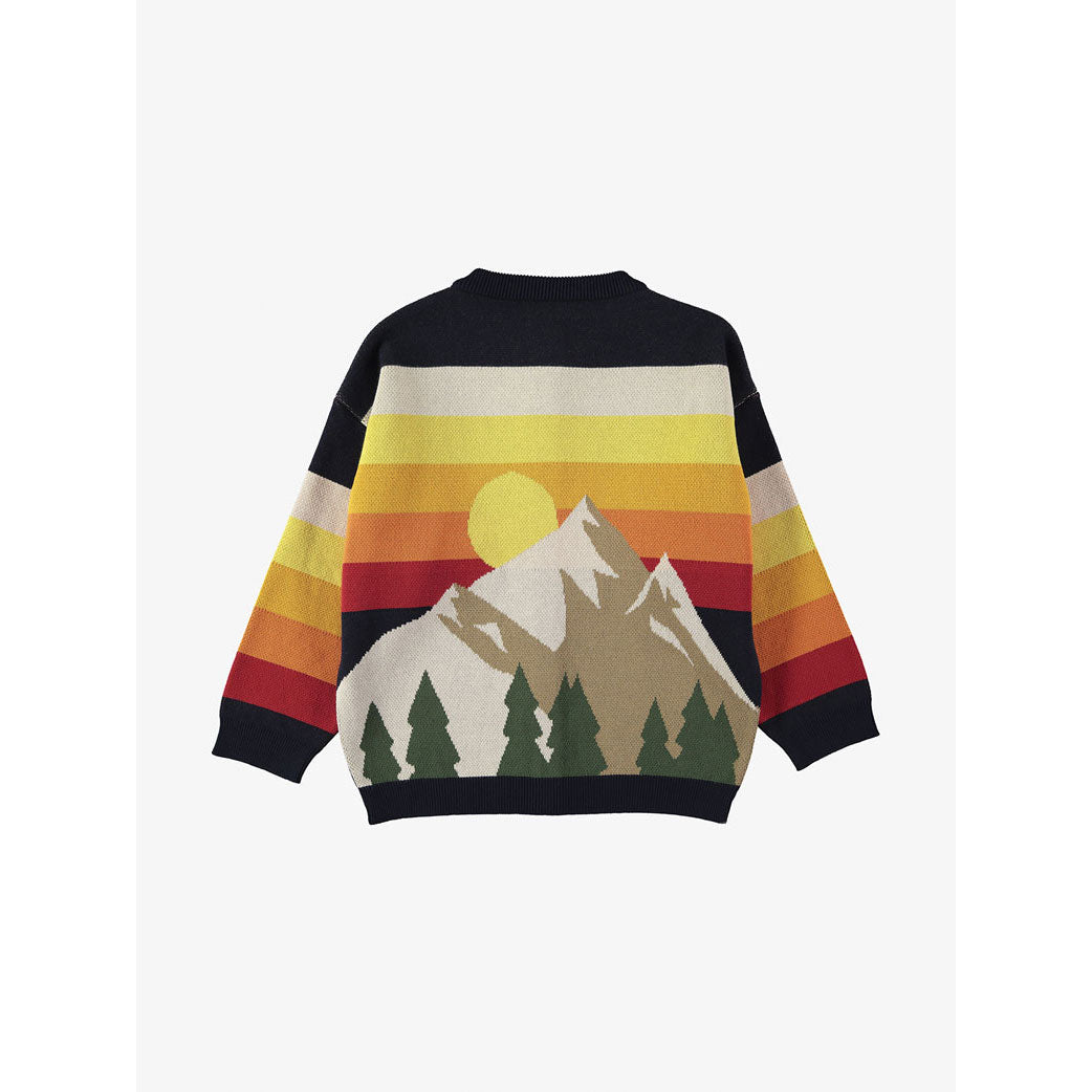 Yporque Multicolor Sunset Tricot Cardigan
