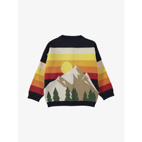 Yporque Multicolor Sunset Tricot Cardigan