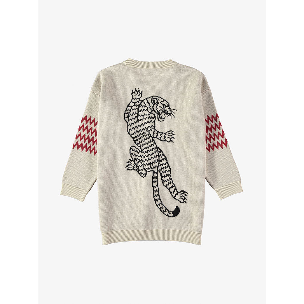Yporque Cream Zig Zag Tricot Long