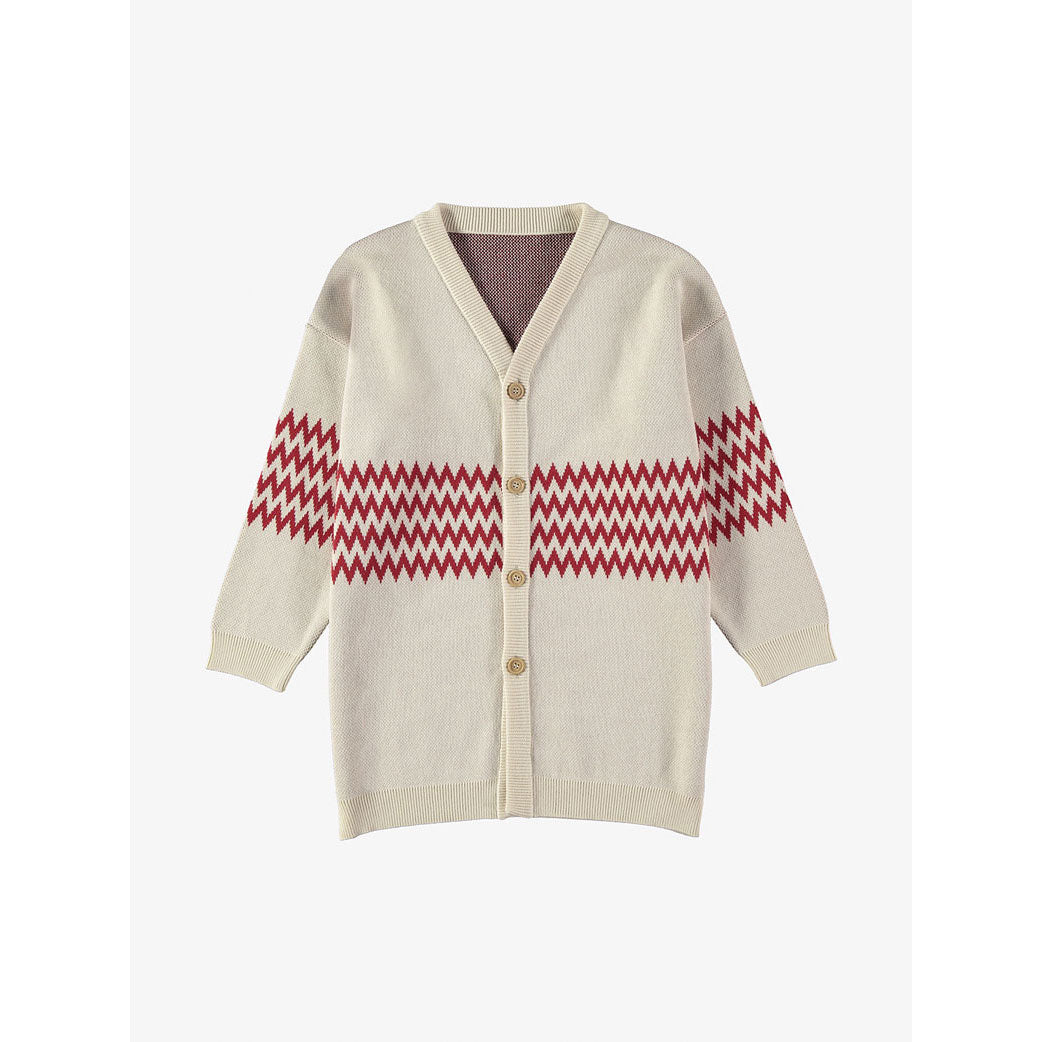 Yporque Cream Zig Zag Tricot Long