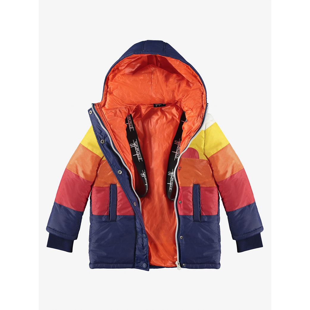 Yporque Multicolor Sunset Puffa Jacket