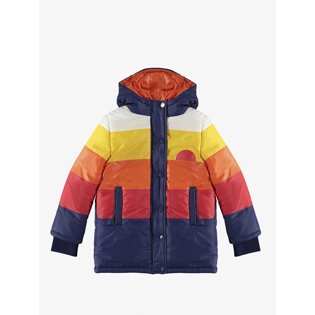 Yporque Multicolor Sunset Puffa Jacket