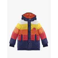 Yporque Multicolor Sunset Puffa Jacket