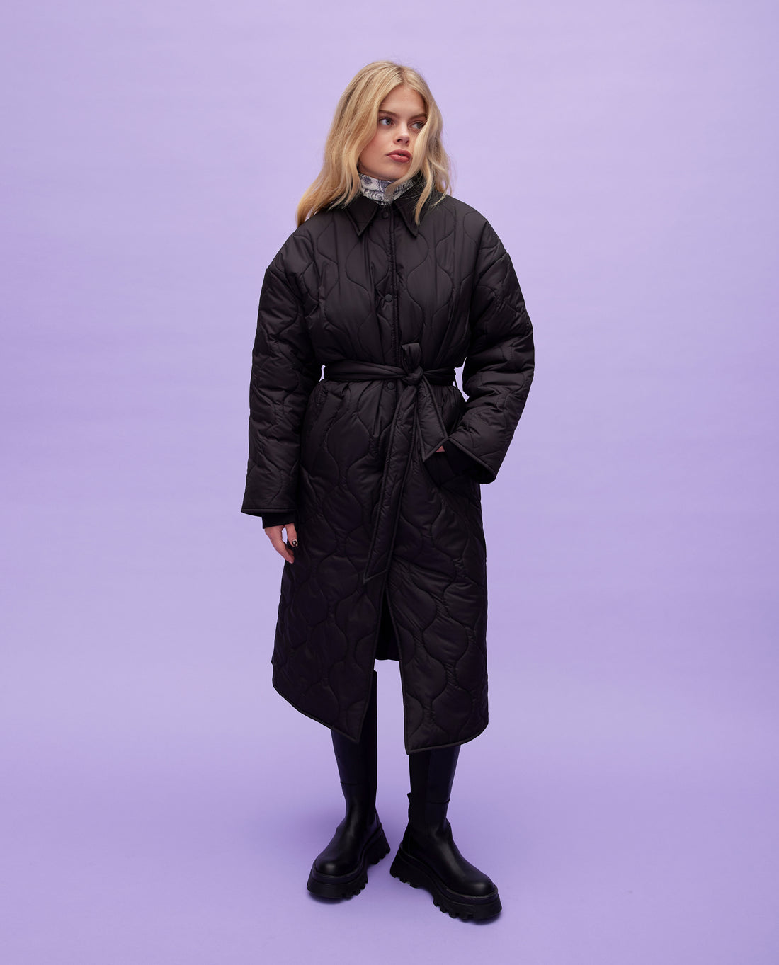Les Coyotes de Paris Camille Wrap Around Jacket With Belt