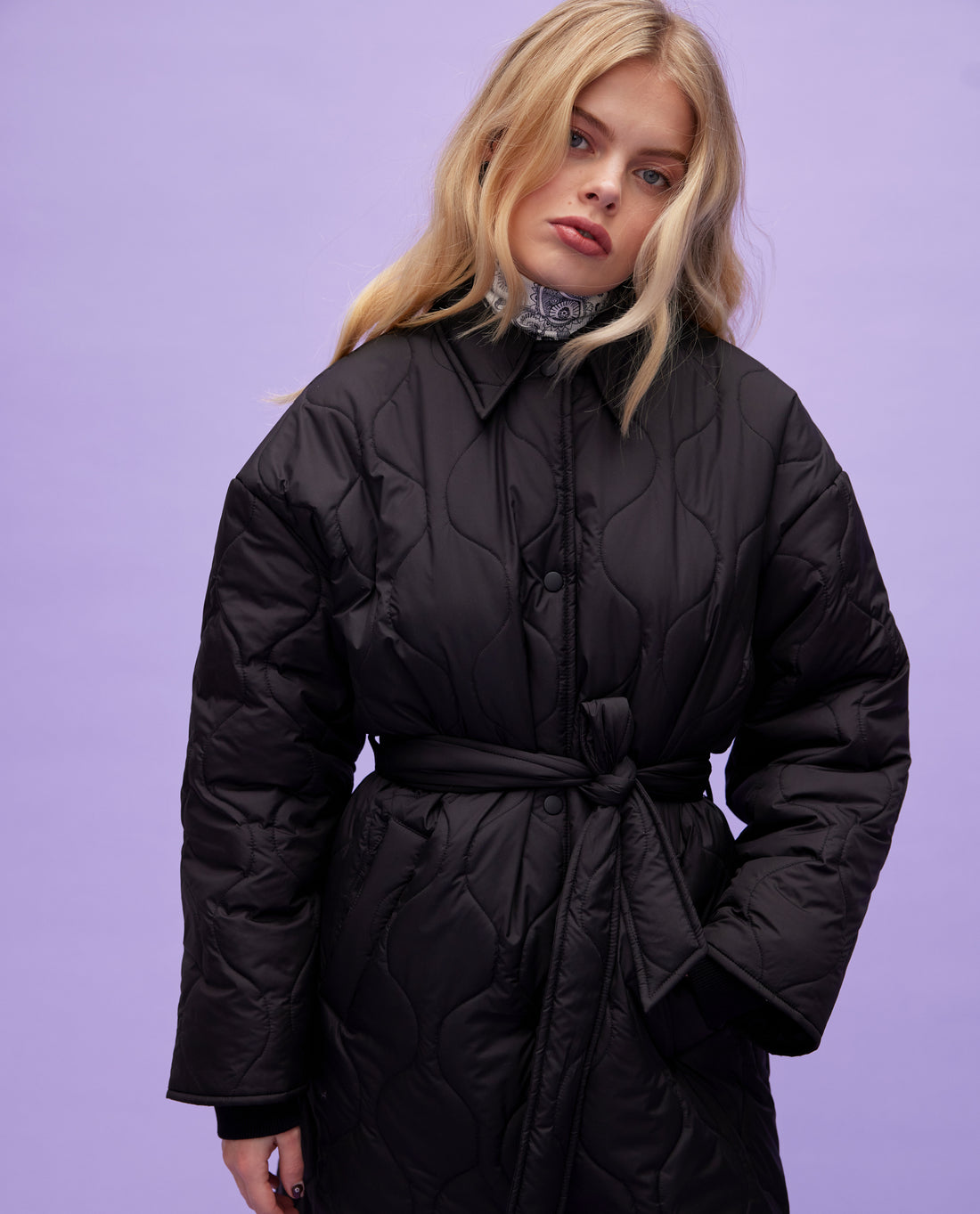 Les Coyotes de Paris Camille Wrap Around Jacket With Belt