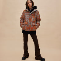 Les Coyotes de Paris Clara Patchwork Checkered Jacket