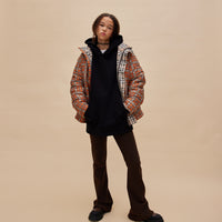 Les Coyotes de Paris Clara Patchwork Checkered Jacket