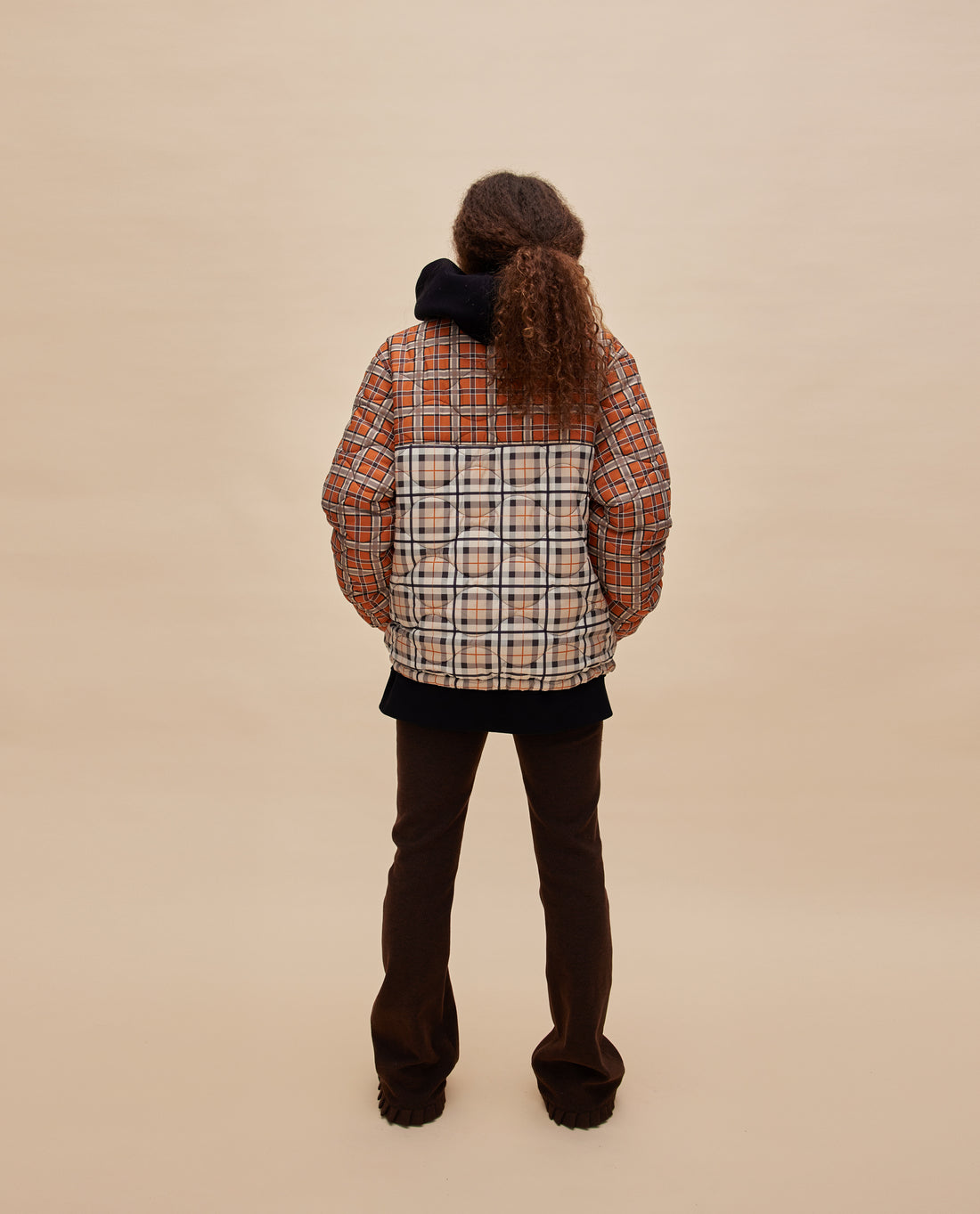 福袋 大丸 Les Ladida – Jacket Checkered Patchwork Clara Paris de Coyotes ジャケット・アウター