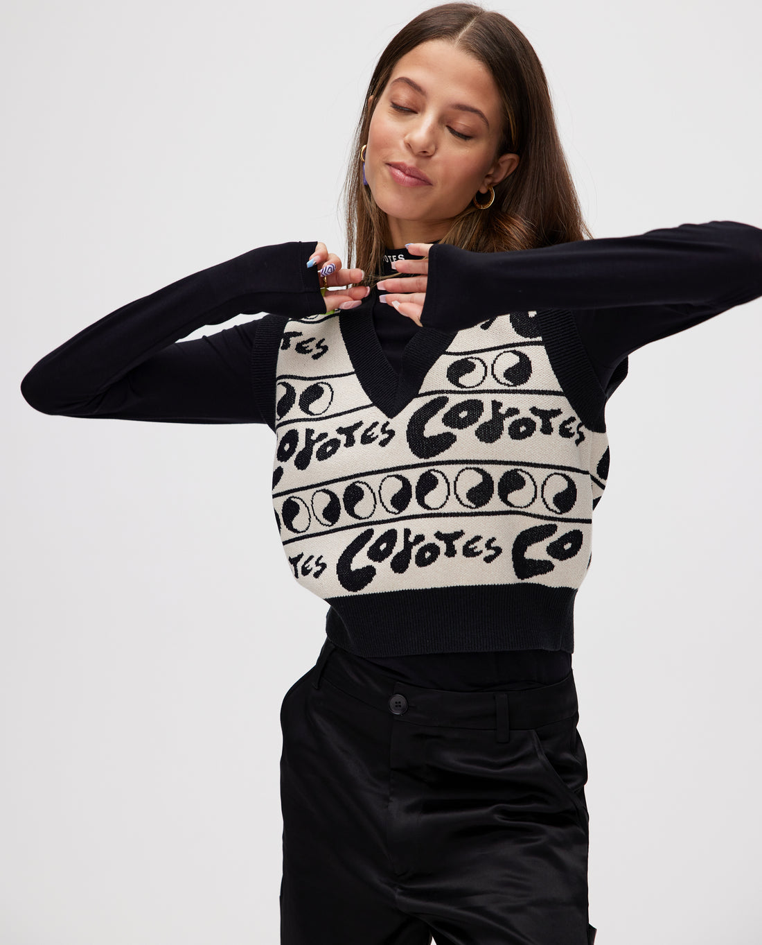 Les Coyotes de Paris Kori Vest With Allover Print