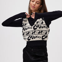 Les Coyotes de Paris Kori Vest With Allover Print