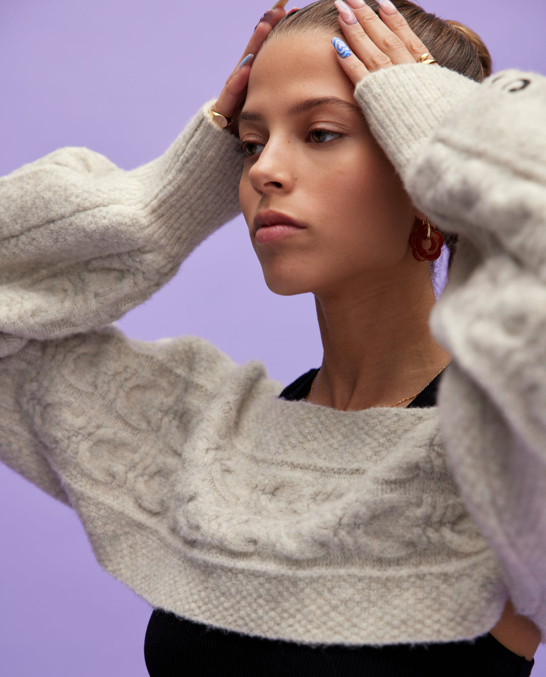 Les Coyotes de Paris Kris Cropped Cardigan