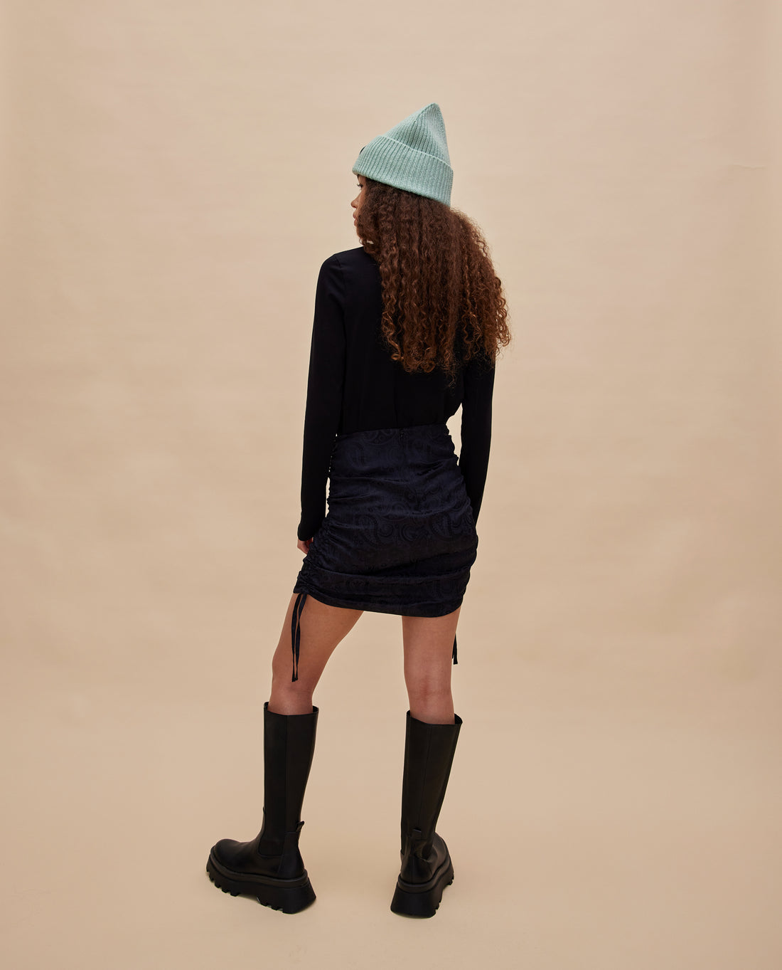Les Coyotes de Paris Laiza Fitted Logo Turtleneck