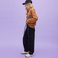 Les Coyotes de Paris Camel Leanne Top With Logo Detail