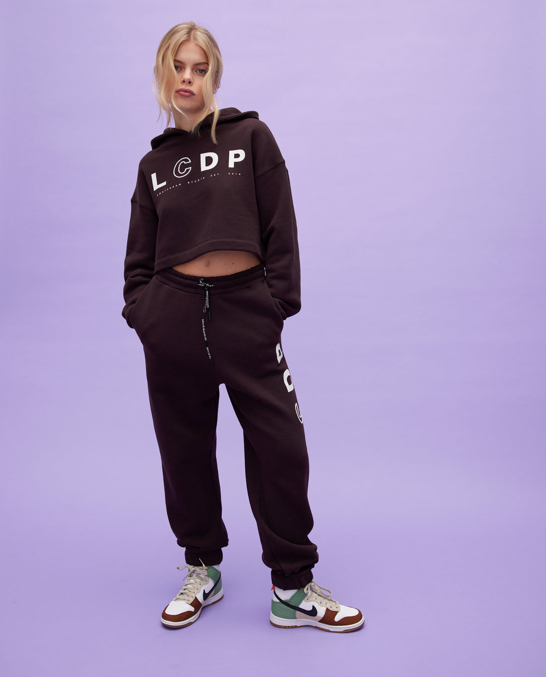 Les Coyotes de Paris Lizzy Hooded Sweatshirt With Large Logo