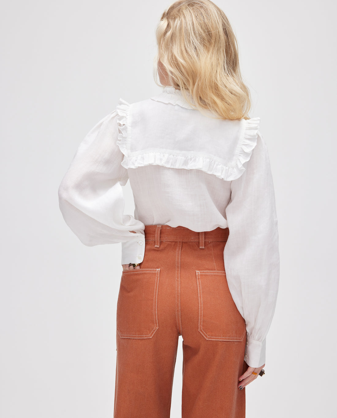Les Coyotes de Paris Maya Blouse With Pillow Sleeves