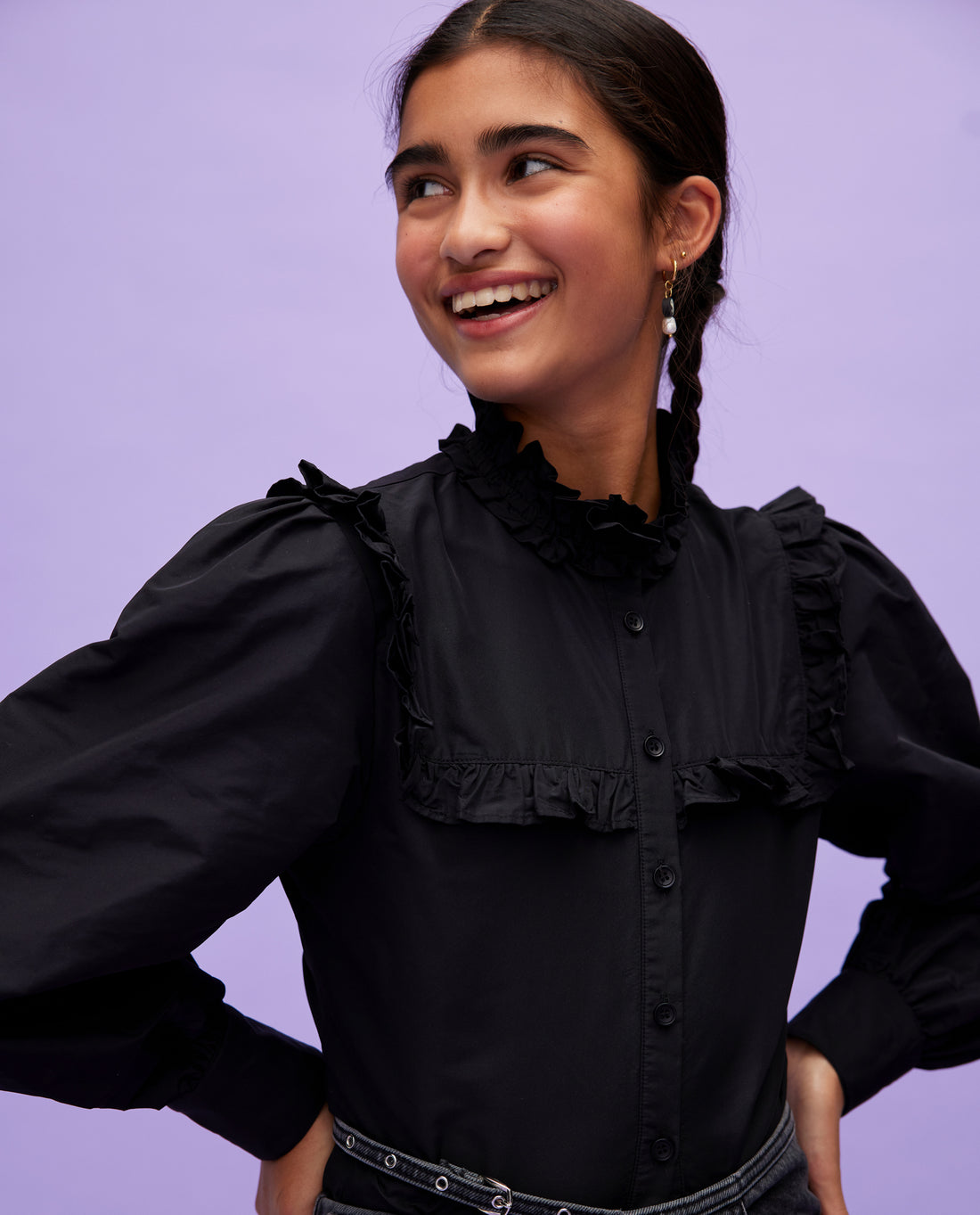 Les Coyotes de Paris Maya Blouse With Ruffle Details