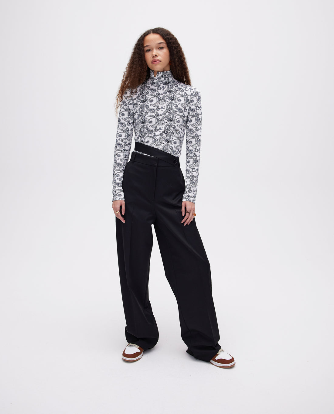 Les Coyotes de Paris Linde Paisley Print Tshirt