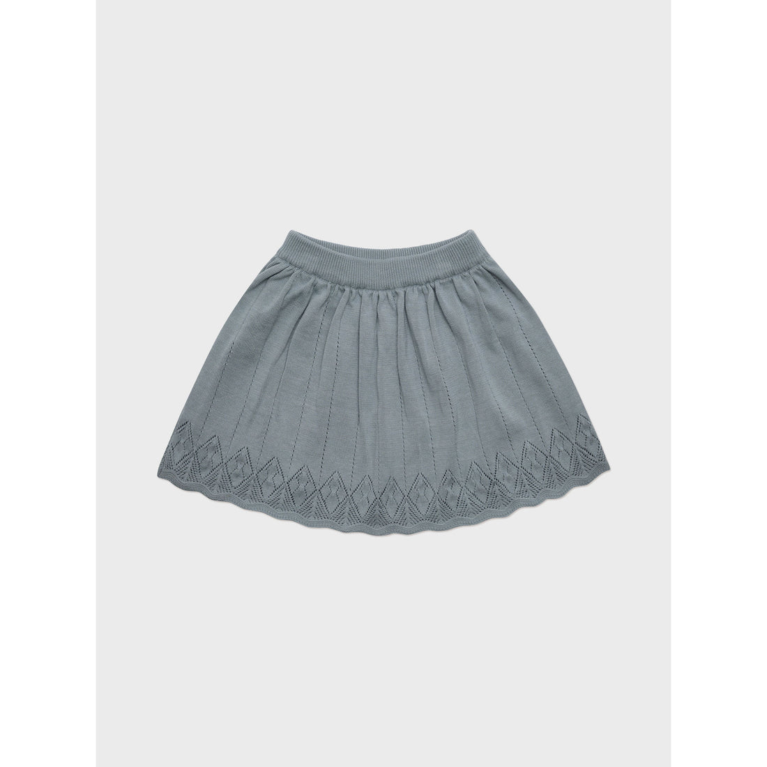 Louisiella Novella Knit Skirt- Blue