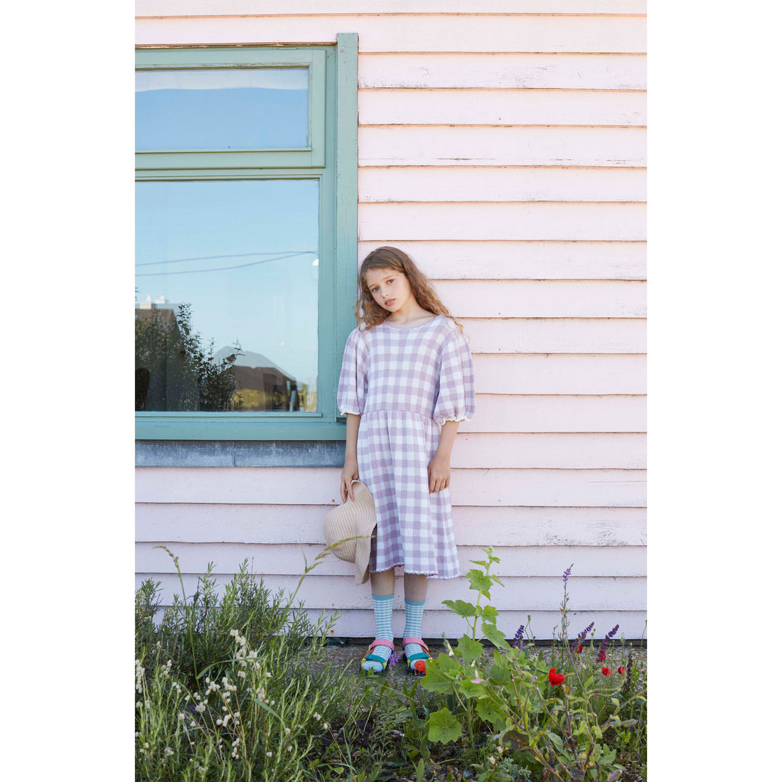 Fish and Kids Lilac Vichy Dress