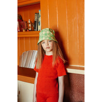 Fish and Kids Red Basic Rib Top