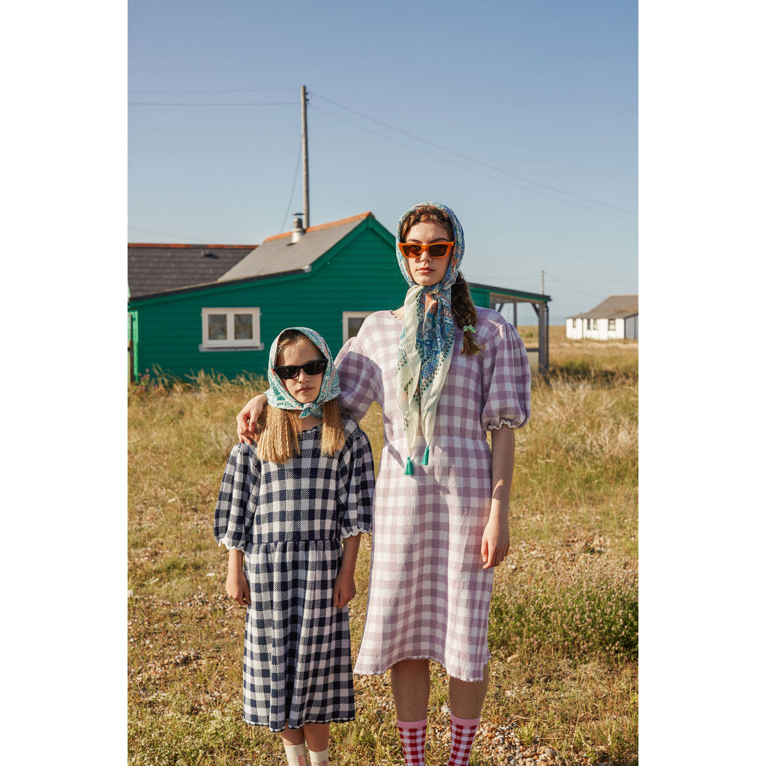 Fish and Kids Navy Vichy Dress