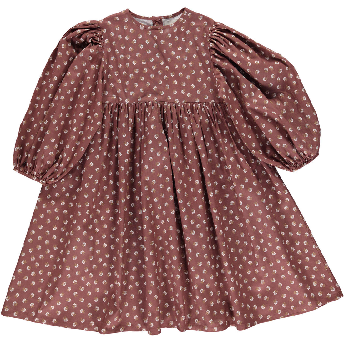 Bebe Organic Walnut Ditsy Floral Flora Dress