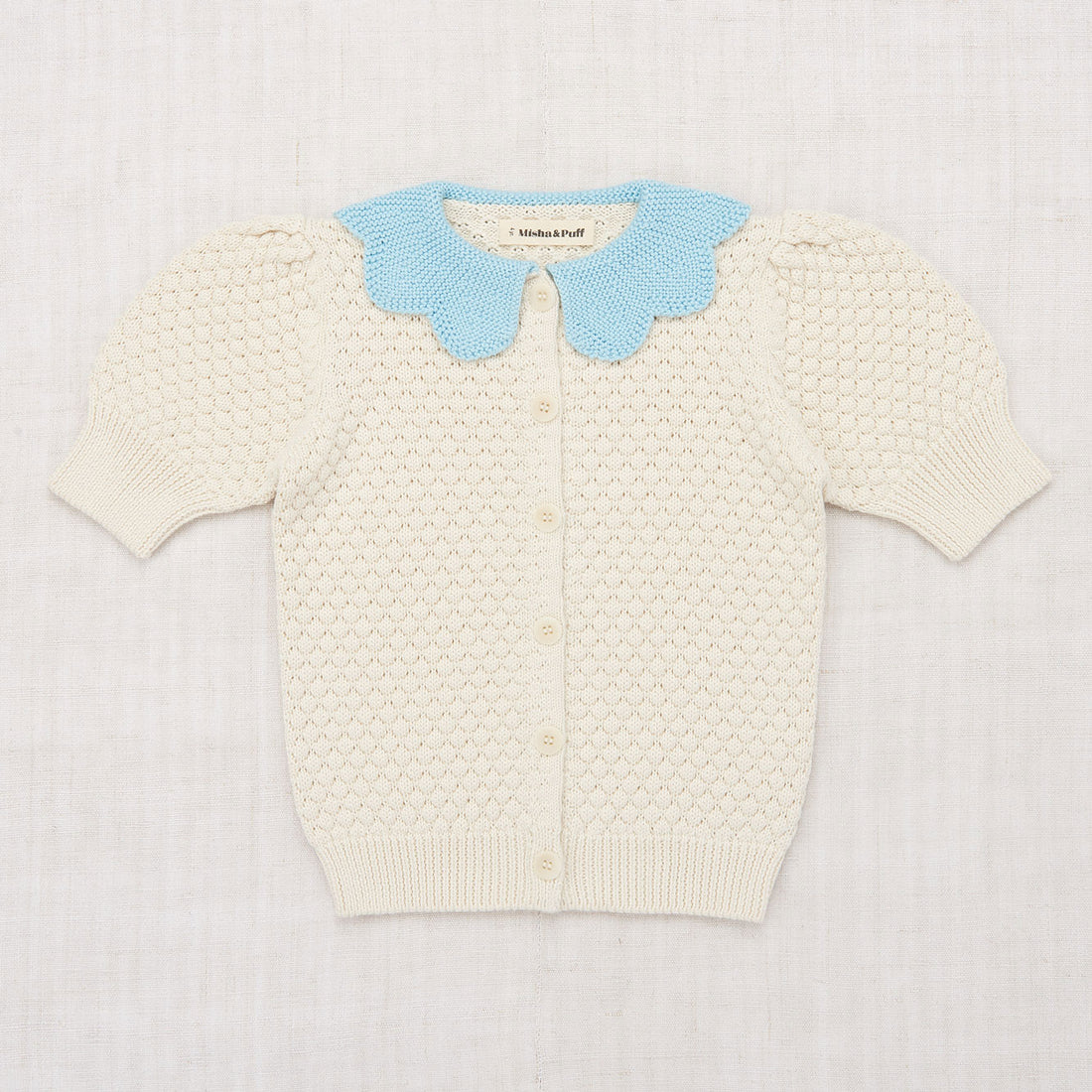 Misha and Puff Marzipan Flower Elodie Cardigan