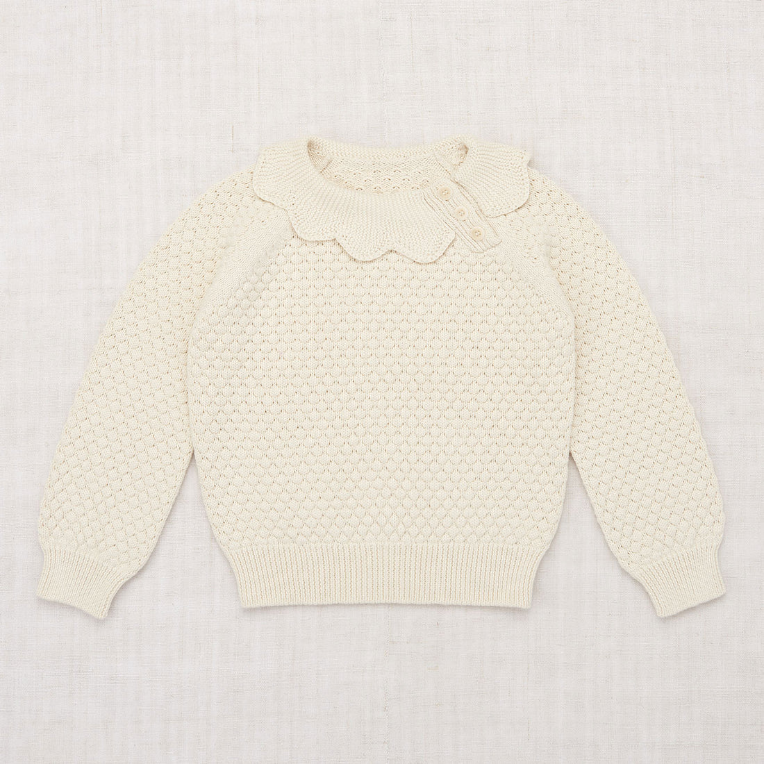 Misha and Puff Marzipan Flower Pullover
