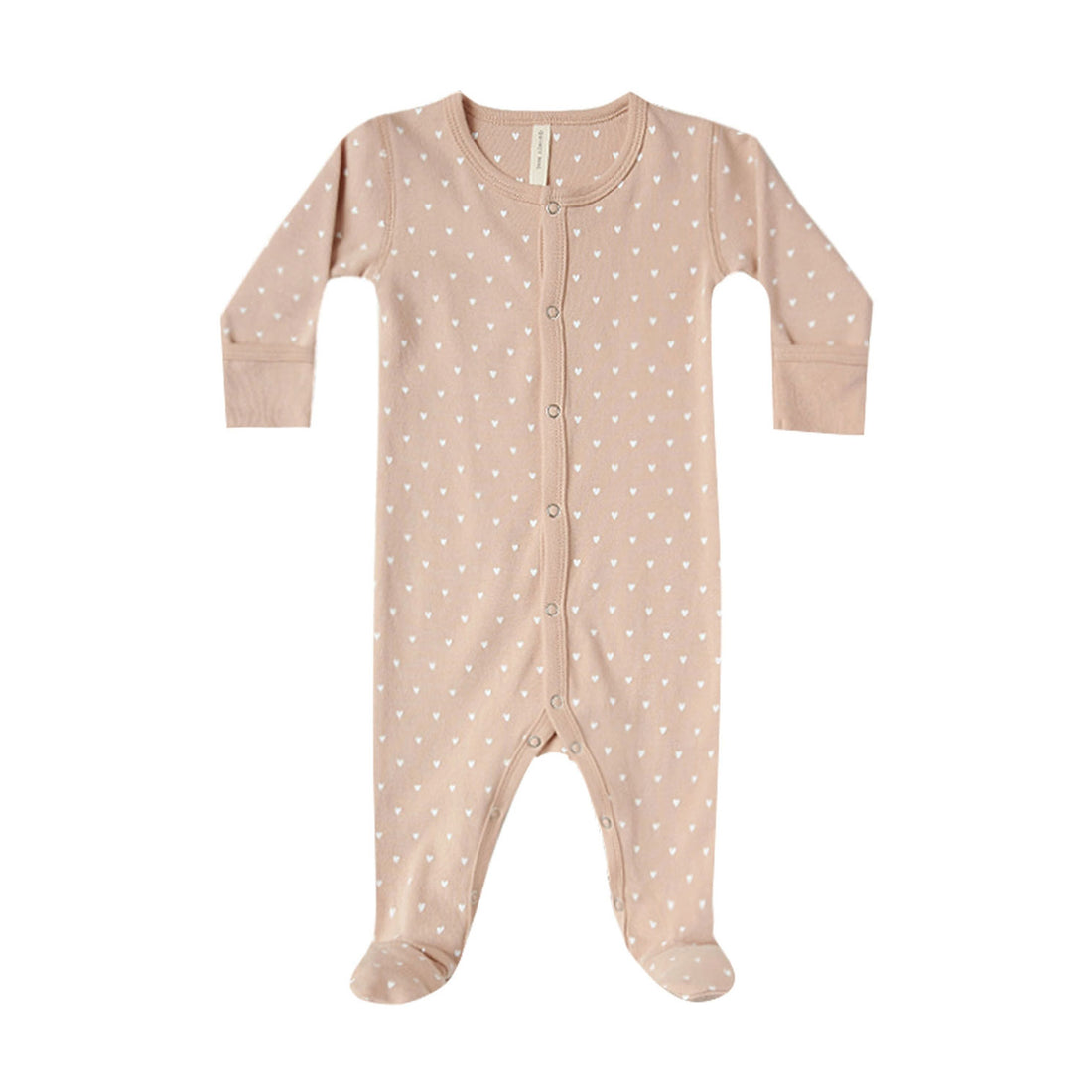 Quincy Mae Petal Full Snap Footie