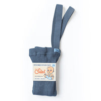 Silly Silas Steel Blue Blend Footless Tights