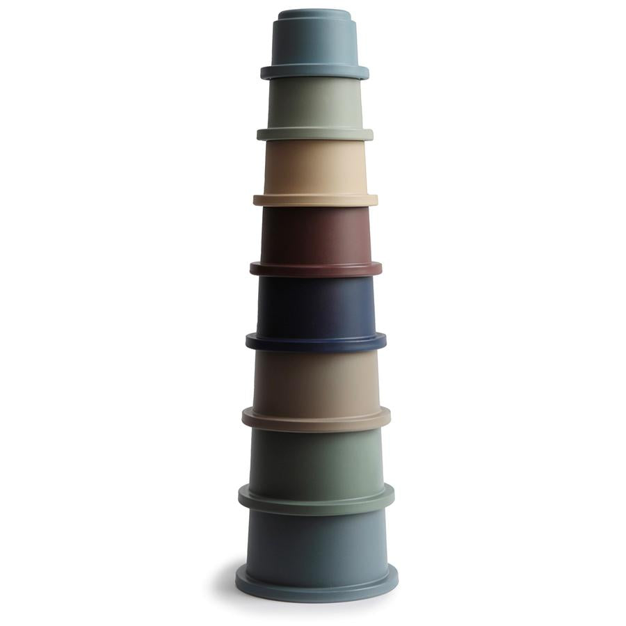 Mushie Forest Stacking Cups Toy