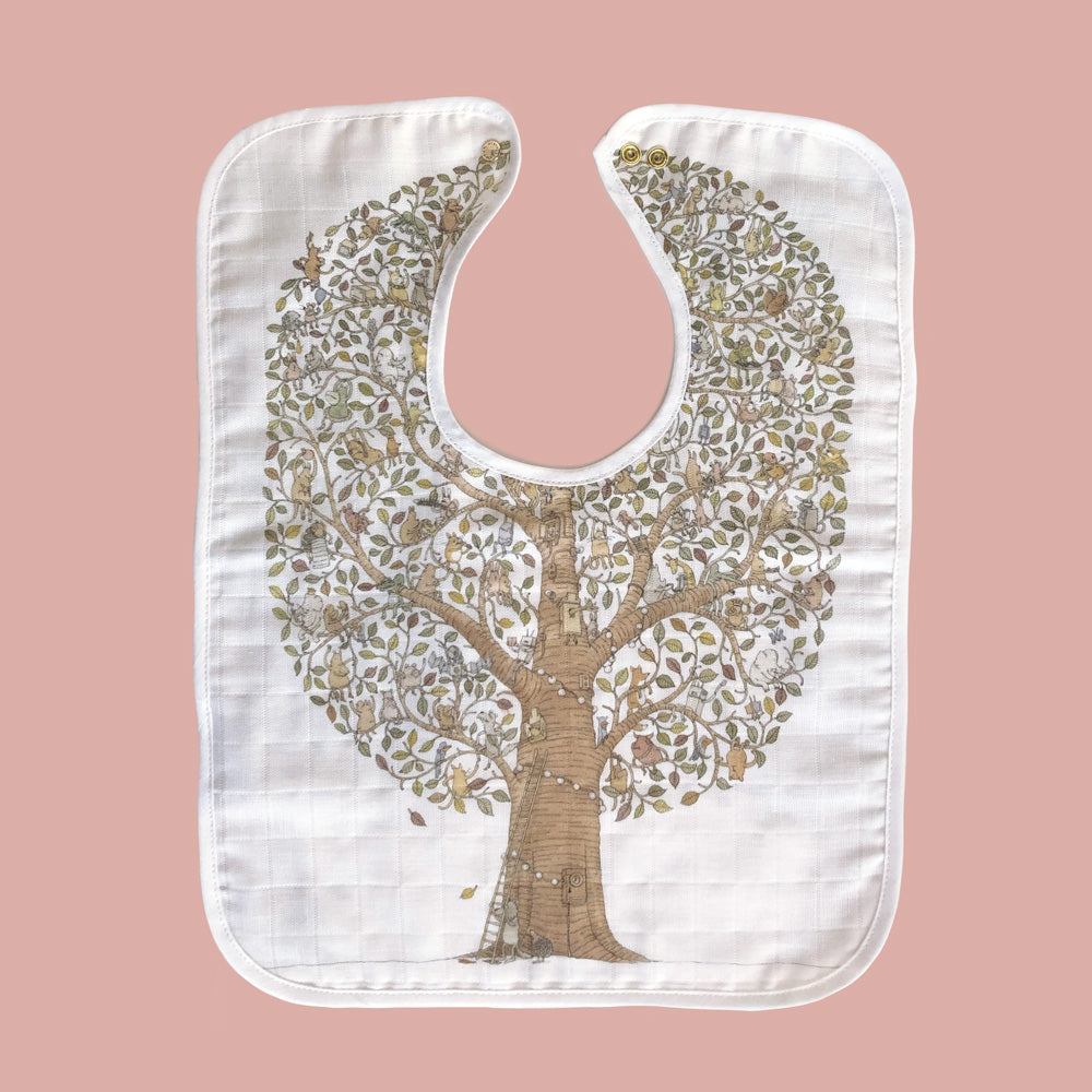 Atelier Choux  Friends and Family Tree Large Bib