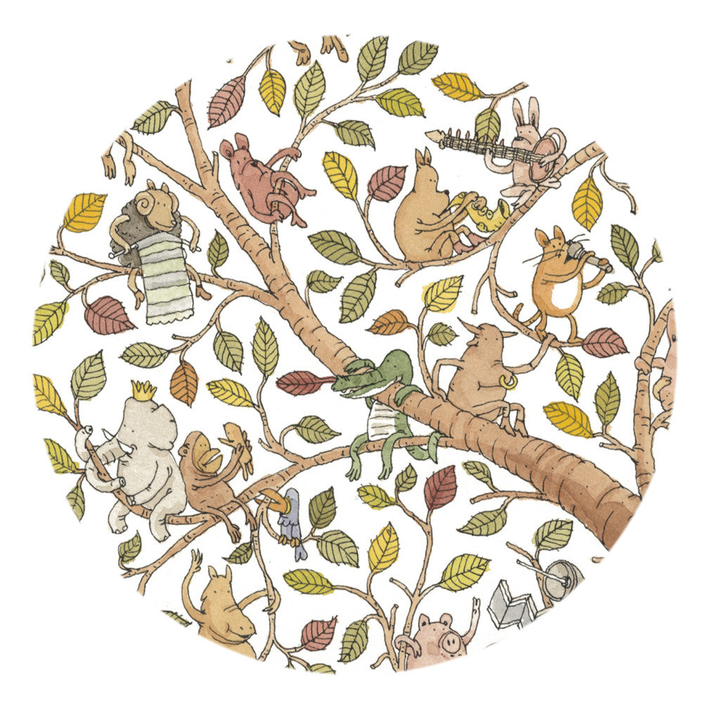 Atelier Choux  Friends and Family Tree Mini Towel