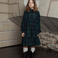 Unlabel Bottle Green Square Cosmos  Dress