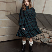 Unlabel Bottle Green Square Cosmos  Dress