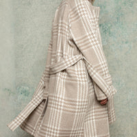 Unlabel Milk/Sand Square Sand Coat