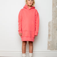 Unlabel Candy Pink Syzygy Hoodie Dress