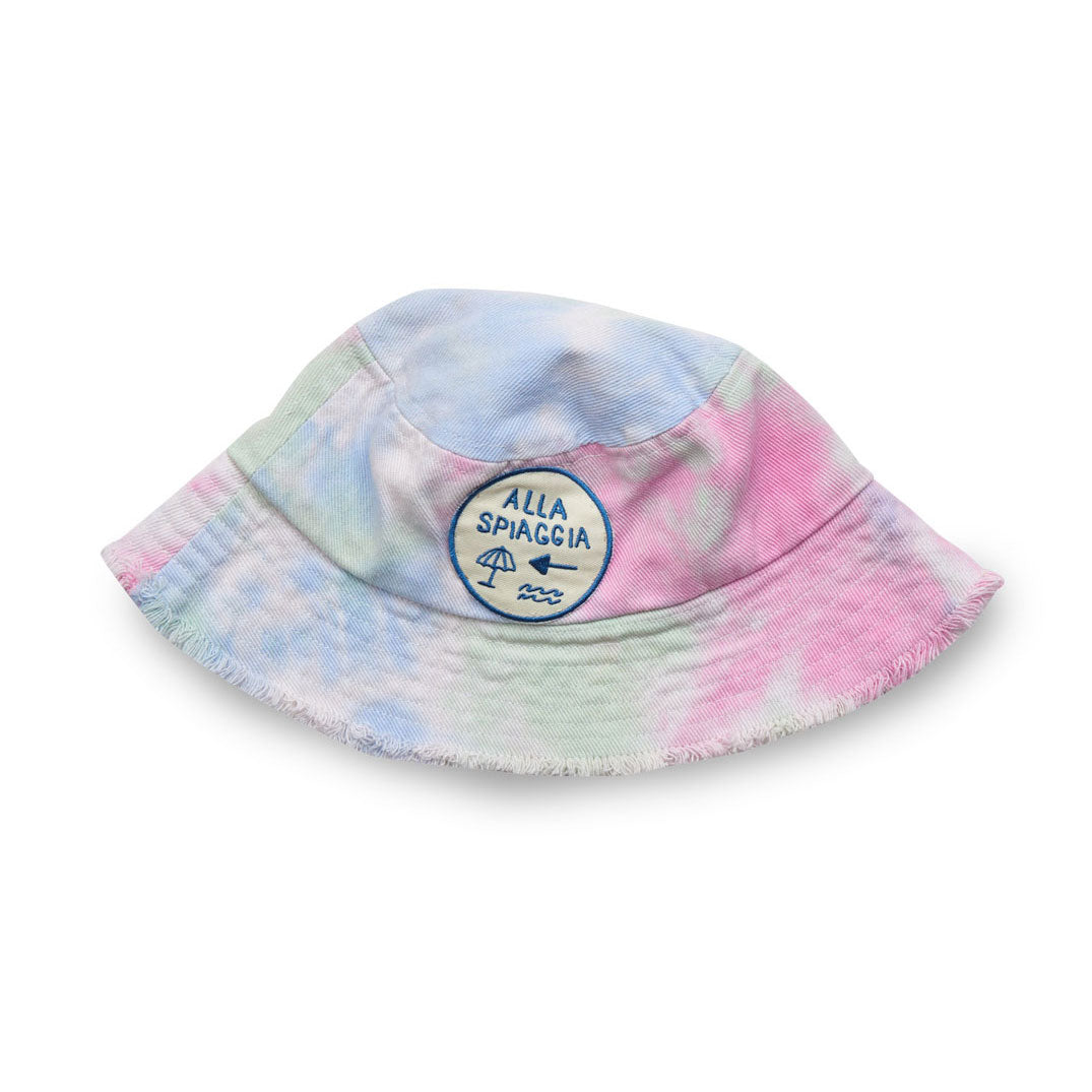 Wander and Wonder Violet Tie Dye Bucket Hat