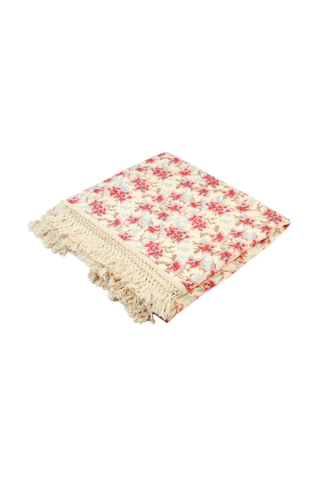 Louise Misha Raspberry Flowers Lana Beach Towel