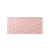 Louise Misha Raspberry Flowers Lana Beach Towel