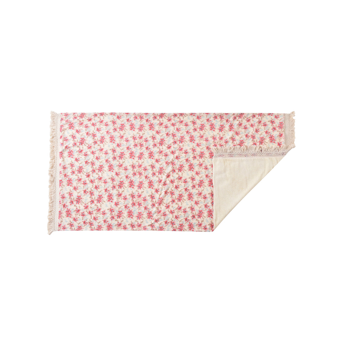 Louise Misha Raspberry Flowers Lana Beach Towel