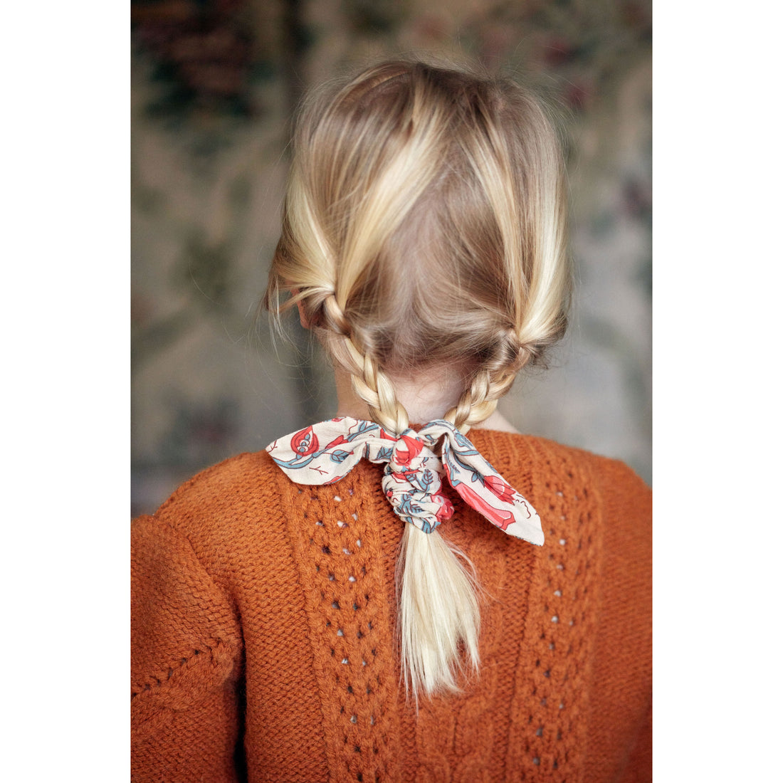 Louise Misha Cream Savage Garden Chloe Scrunchie