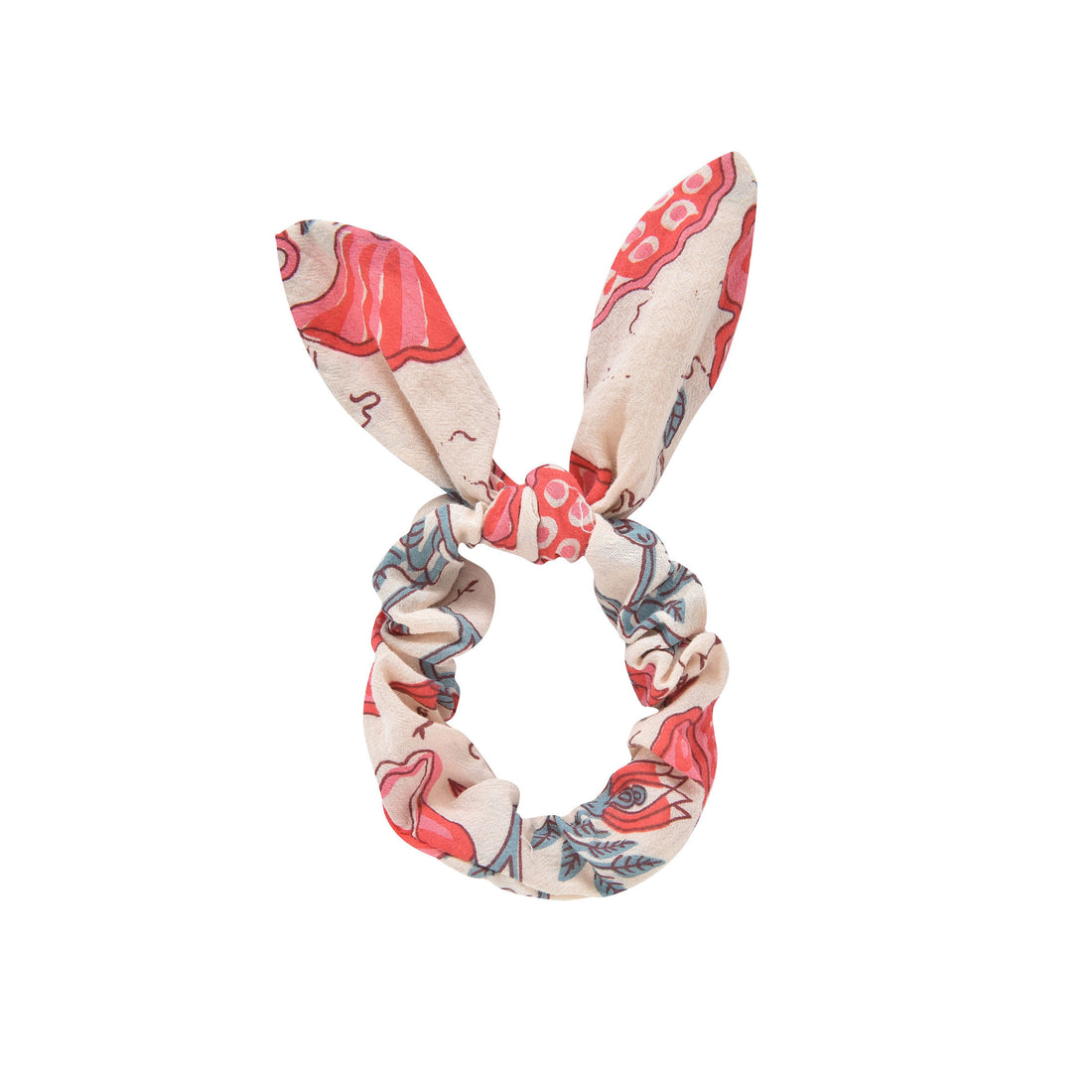 Louise Misha Cream Savage Garden Chloe Scrunchie