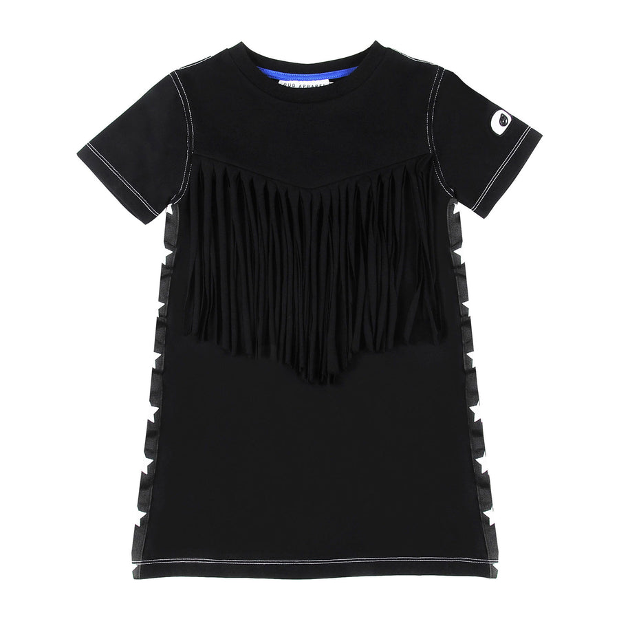LOUD Black Candy Fringes Dress