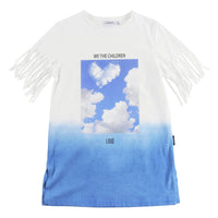 Loud Blue Ombre We The Children T-Shirt Dress
