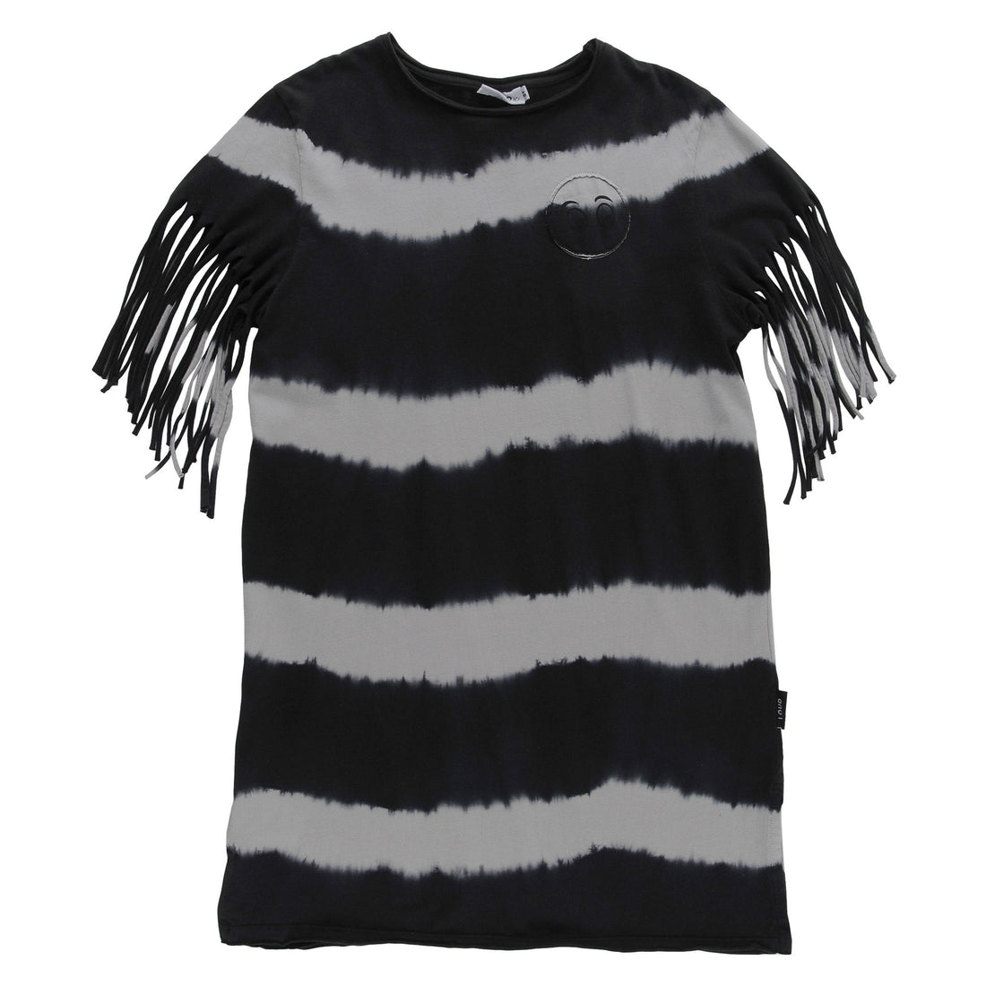 Loud Zinc Fringed T-Shirt Dress