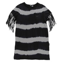 Loud Zinc Fringed T-Shirt Dress